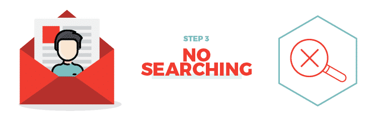 Step 3 No Searching
