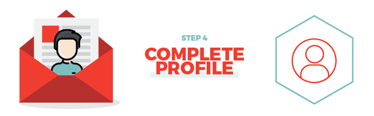 Step 4 Complete Profile